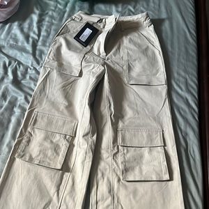 High waist cargo pants